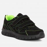 Czarno-zielone sportowe buty młodzieżowe Moron Liss