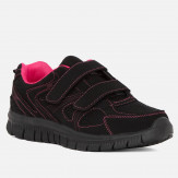 Czarno-różowe sportowe buty młodzieżowe Moron Liss