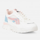 Biało-różowe sportowe buty młodzieżowe Cenery Tess