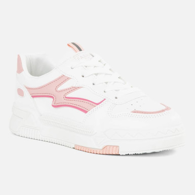 Biało-różowe sportowe buty...