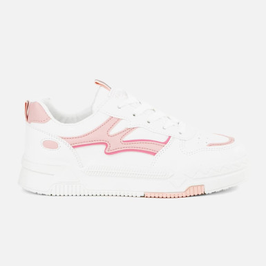 Biało-różowe sportowe buty...