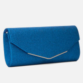 Niebieska torebka kopertówka damska Samela