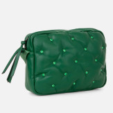 Zielona pikowana torebka damska Marora