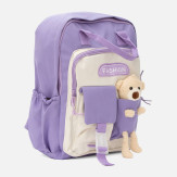 Purpurowy plecak dziecięcy Zibsik