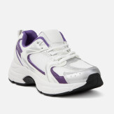 Biało-fioletowe sportowe buty damskie Khione