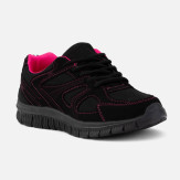 Czarno-różowe sportowe buty młodzieżowe Sampson