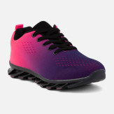 Fioletowo-różowe sportowe buty młodzieżowe Carlisle