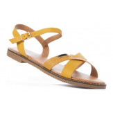 Żółte sandały damskie Lurita